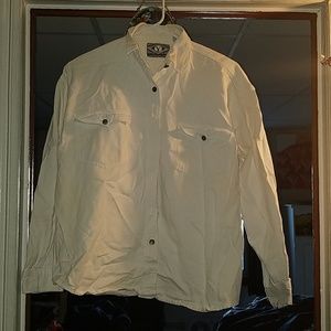 Button-down white shirt size medium